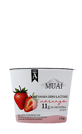 Iogurte Bicamada Zero Lactose Morango